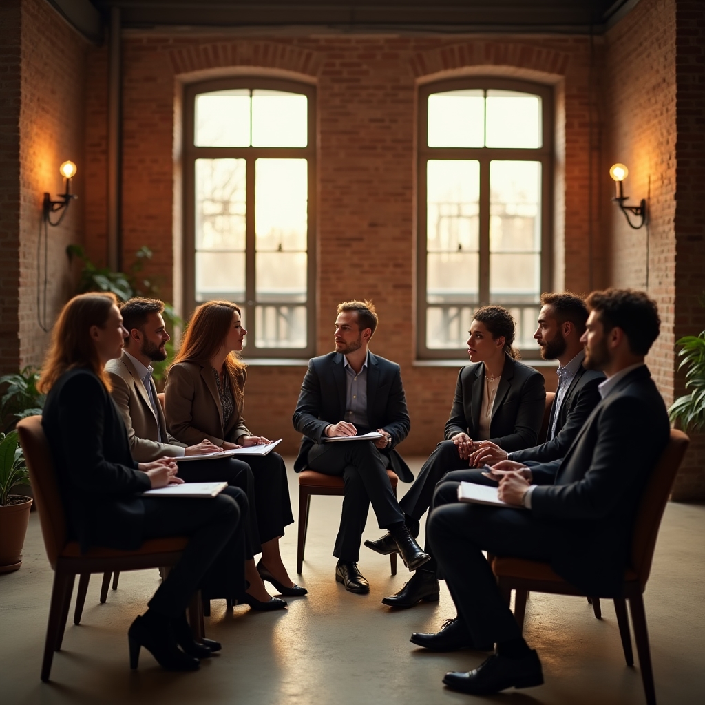 Group workshop exploring financial mindset patterns